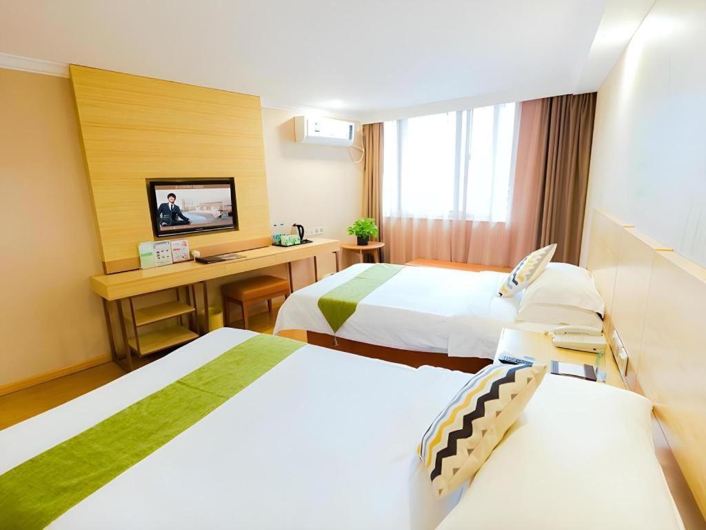 Greentree Inn Shanghai Guangxin Road Tongji Hospital Express Hotel Eksteriør bilde