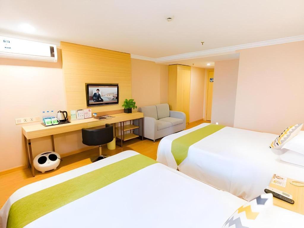 Greentree Inn Shanghai Guangxin Road Tongji Hospital Express Hotel Eksteriør bilde