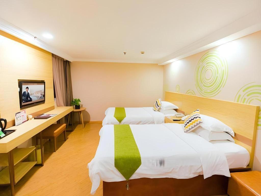 Greentree Inn Shanghai Guangxin Road Tongji Hospital Express Hotel Eksteriør bilde