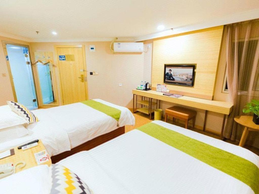 Greentree Inn Shanghai Guangxin Road Tongji Hospital Express Hotel Eksteriør bilde
