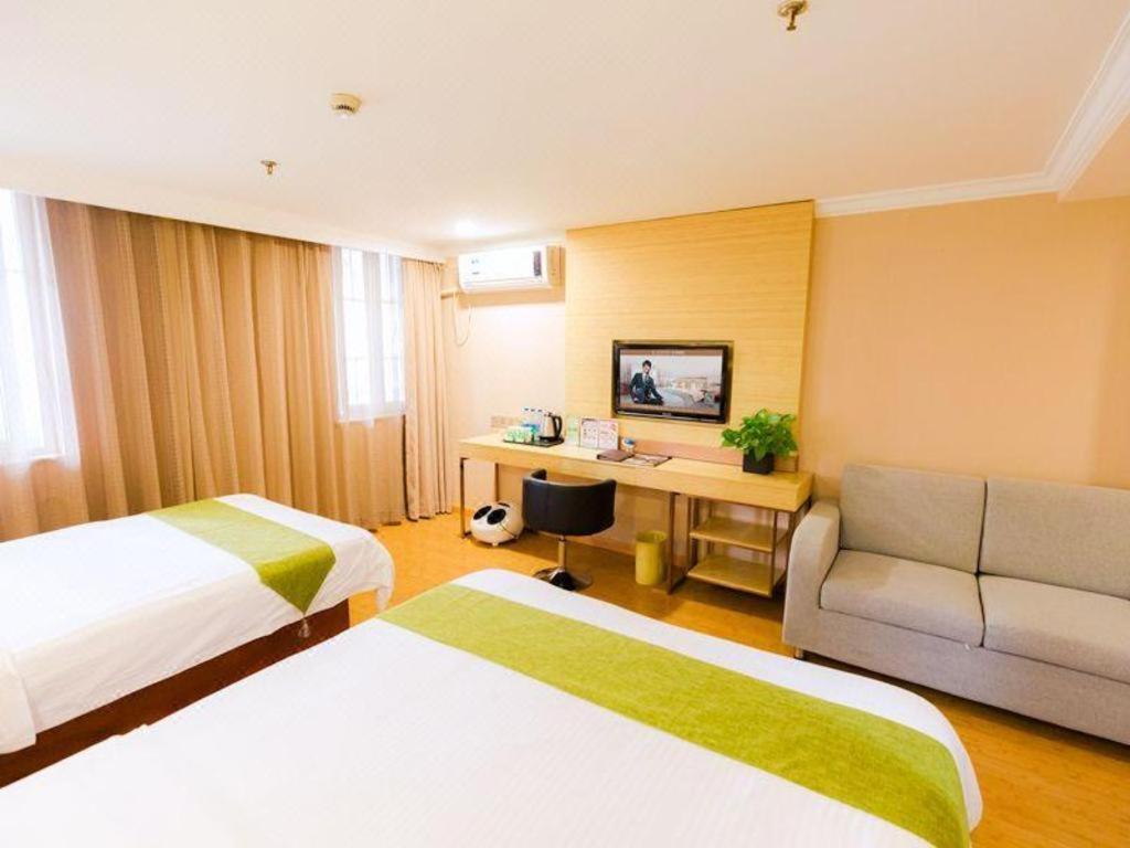 Greentree Inn Shanghai Guangxin Road Tongji Hospital Express Hotel Eksteriør bilde