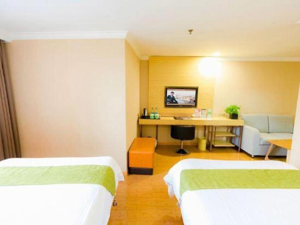 Greentree Inn Shanghai Guangxin Road Tongji Hospital Express Hotel Eksteriør bilde