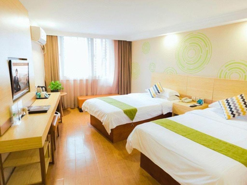 Greentree Inn Shanghai Guangxin Road Tongji Hospital Express Hotel Eksteriør bilde