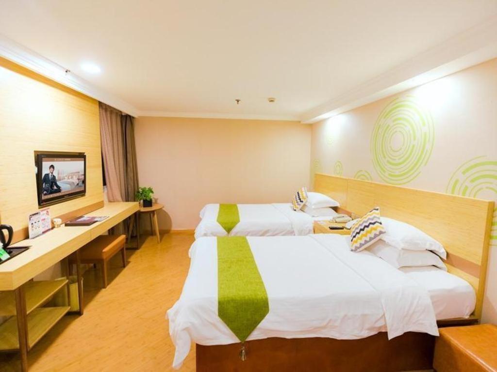 Greentree Inn Shanghai Guangxin Road Tongji Hospital Express Hotel Eksteriør bilde