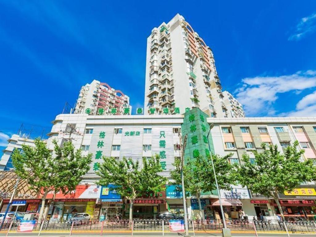 Greentree Inn Shanghai Guangxin Road Tongji Hospital Express Hotel Eksteriør bilde