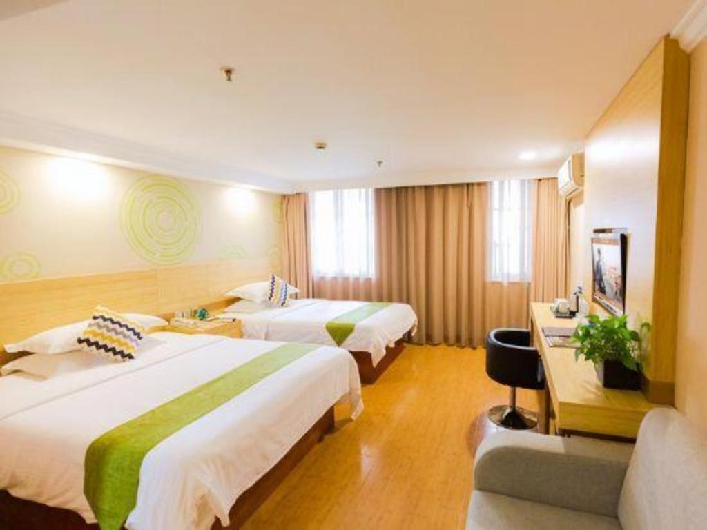Greentree Inn Shanghai Guangxin Road Tongji Hospital Express Hotel Eksteriør bilde