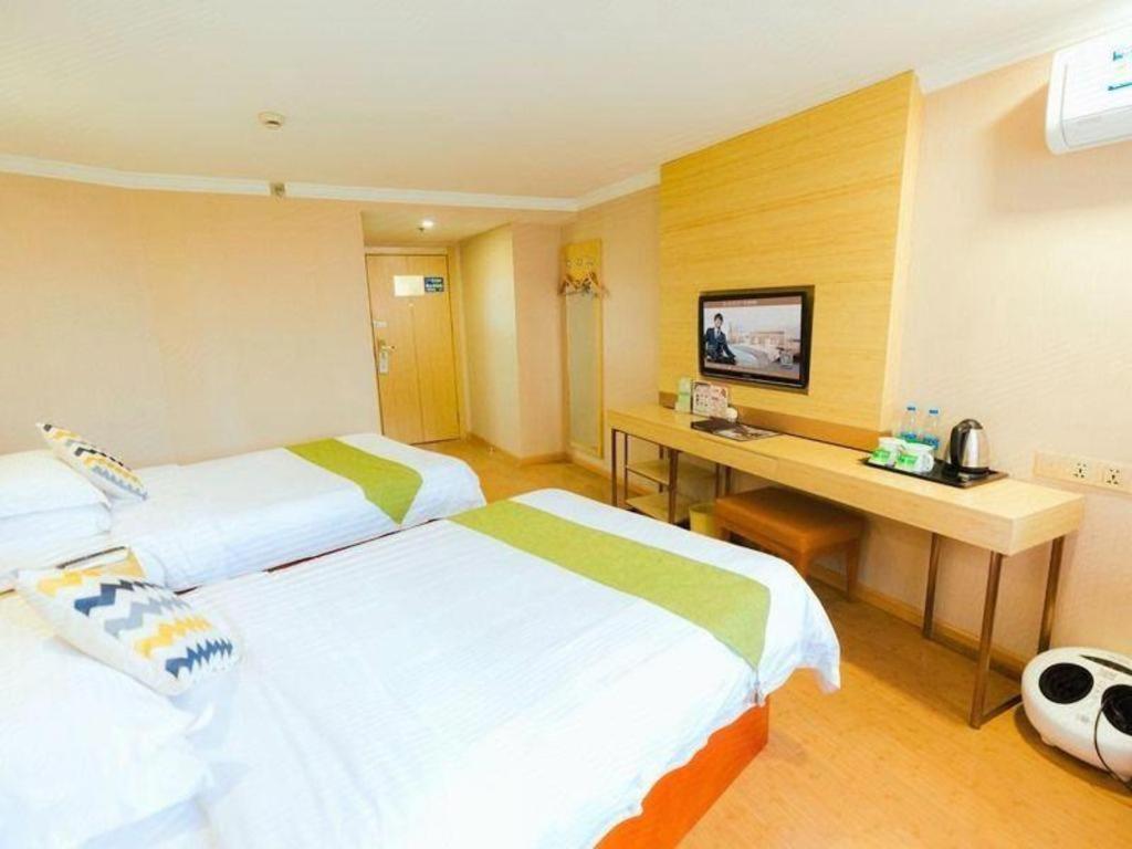 Greentree Inn Shanghai Guangxin Road Tongji Hospital Express Hotel Eksteriør bilde