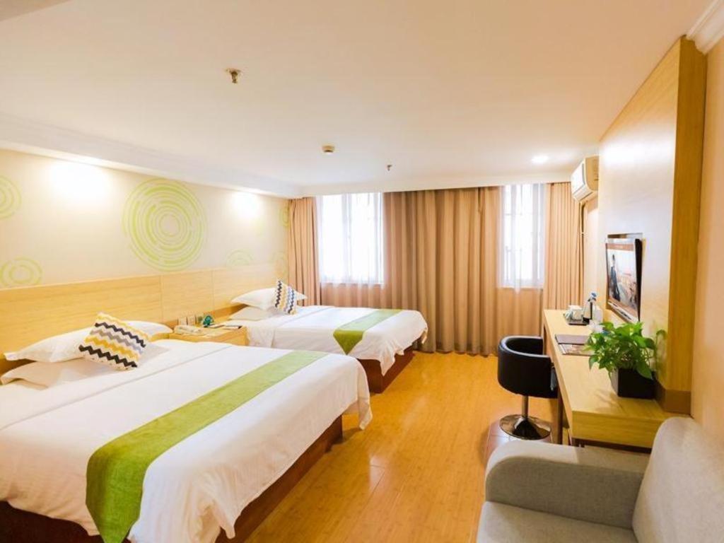 Greentree Inn Shanghai Guangxin Road Tongji Hospital Express Hotel Eksteriør bilde
