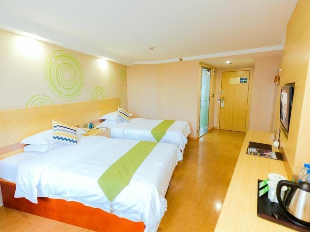 Greentree Inn Shanghai Guangxin Road Tongji Hospital Express Hotel Eksteriør bilde