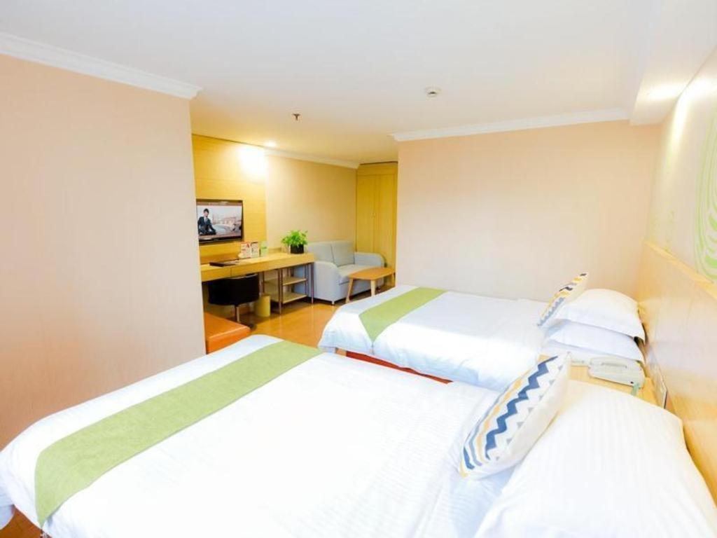 Greentree Inn Shanghai Guangxin Road Tongji Hospital Express Hotel Eksteriør bilde